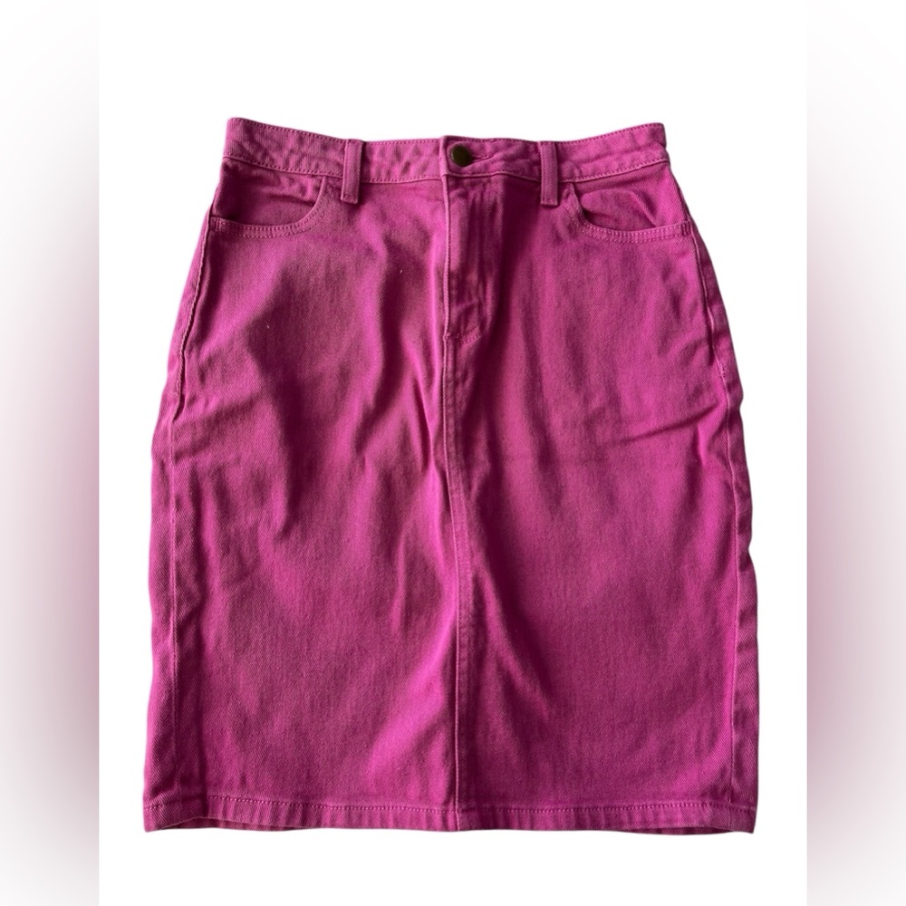 American Apparel Jeans Pencil Skirt